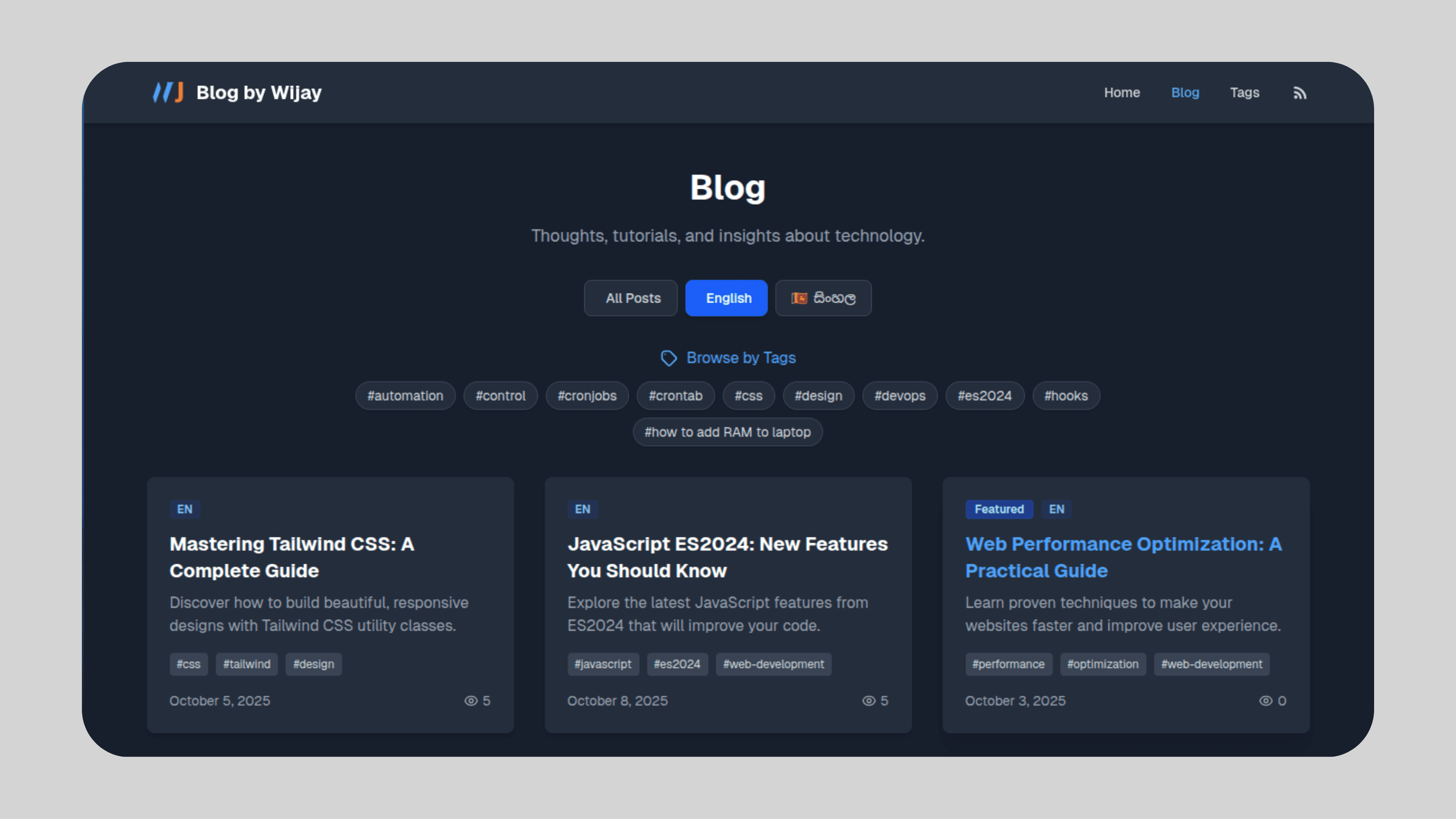 Next.js Markdown Blog