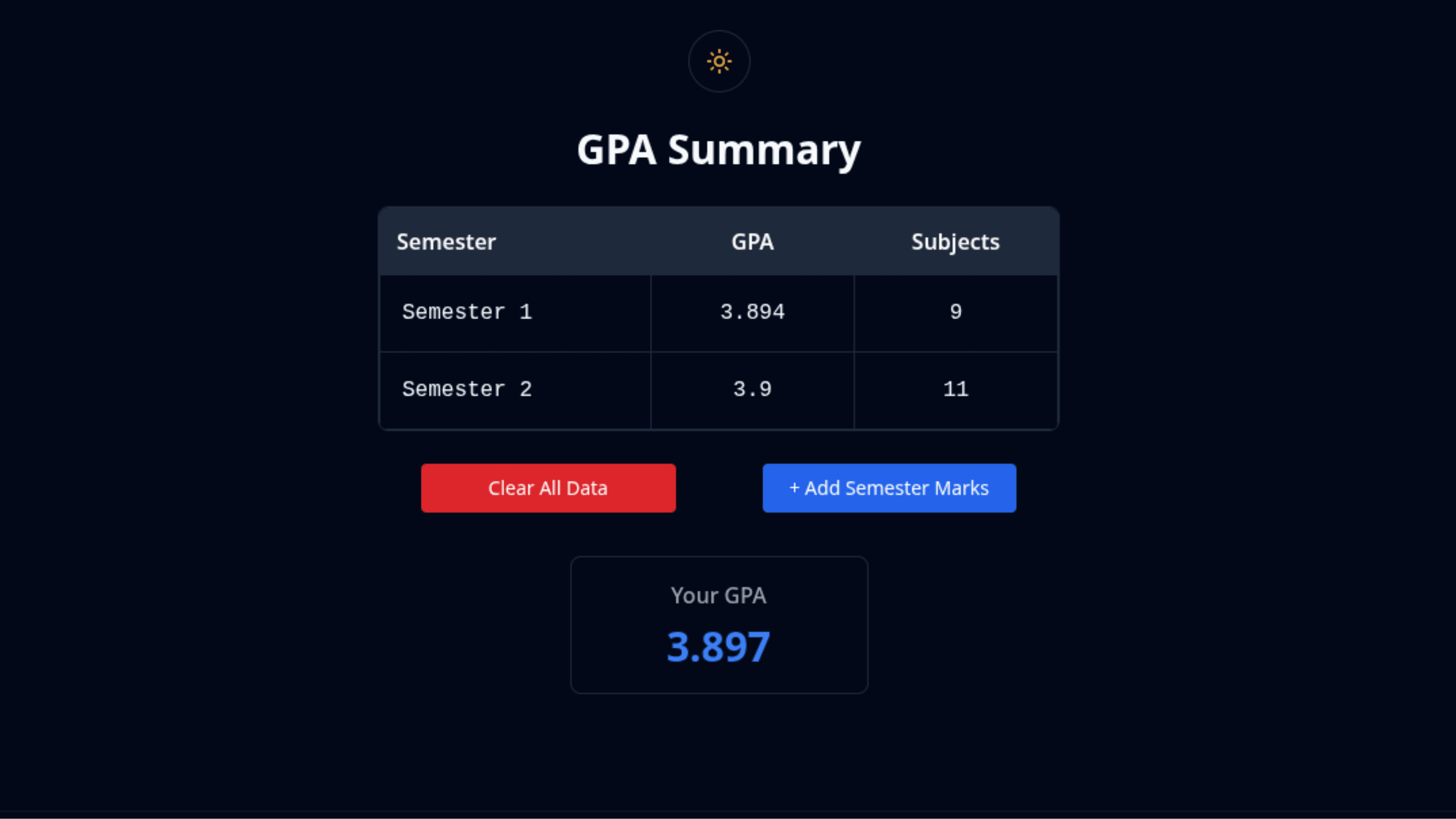 GPA Calculator