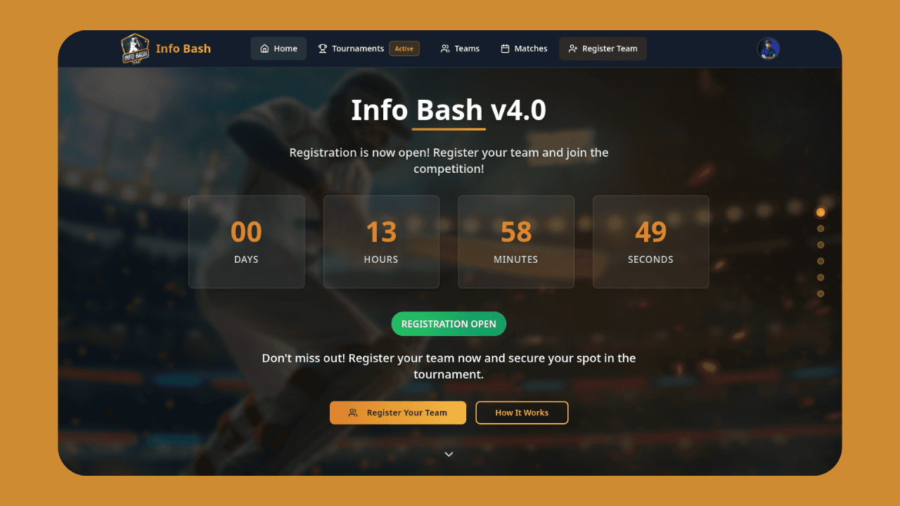 InfoBash Tournament Manager
